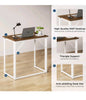 Folding Desk Foldable Small Computer Desk Writing Table Easy Assembly, Brown