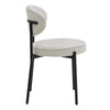 Dusk Mia Taupe Boucle & Black Metal Set of 2 Dining Chairs RRP