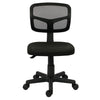 Armless Mesh Office Chair Mid-Back Study Chair Adjsutable Computer Desk Chairs