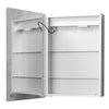 Bathroom Mirror Cabinet Double Full Mirror Door Wall Cupboard Storage Shelf Unit
