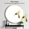 Metal Frame Round Wall Mirror Make up Hallway Bathroom Bedroom Home Decor Mirror
