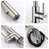 360° Modern Kitchen Sink Mixer Taps Pull Out Spout Spray Single Lever Mono Tap