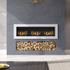 Wall/Inset Bio Ethanol Fireplace Biofire Fire Burner Heater White 120*15*40CM