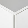 White Dressing VanityTable Wood Makeup Desk with LED Mirror 7 Drawers Stool