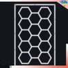 14 X Hexagon LED Lighting Car Detail Garage Workshop Retail Lighting Gym Home