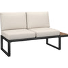 Garden Furniture Set Outdoor Corner Sofa Coffee Table Side Shelves Cushions