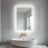 LED Bathroom Mirror With Lights Demister With/no Bluetooth/Shaver Socket/Clock