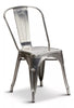 Style Industrial Metal Dining Chairs Vintage Retro Kitchen Cafe Stacking
