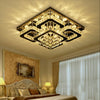 Crystal LED Modern Ceiling Chandelier Lamp Pendant Light Flush Mount Living Room