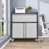 Lockable Mobile Office Storage Metal Filing Cabinet File Organisation wit 2 Keys