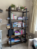 Large Industrial Bookcase Wood Vintage Heavy Duty Storage Unit Display Bookshelf