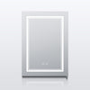 LED Illuminated Mirror Cabinet with Shaver Socket Demister Pad Bathroom Storage
