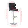 Set of 2/4/6 Velvet Bar Stools for Breakfast Kitchen Comtemporary Barstool Chair