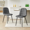 4PCs Folk Designer Velvet Dining Chairs Metal Legs Chairs Dining Room Kitchen
