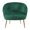 Velvet Scallop Shell Back Tub Chair Armchair Dressing Sofa Stool Bedroom Lounge