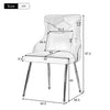 DINING CHAIRS SET OF 4 VELVET FABRIC UPHOLSTERED KITCHEN CHAIRS FOR DINING ROOM