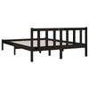 Lechnical Black Solid Pine Wood Bed Frame 120 x 200 , Modern Bed Frame, T2H7