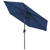 Large Table Umbrella w/ Push Button Tilt & Crank Handle-Navy