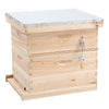 2 Tier Langstroth Beehive Box Beekeeping Honey Wooden Bee Hive Beekeeper Tool