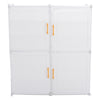 Interlocking Shoes Organiser Cabinet Hallway Storage Shelf Rack Holds 24 Pairs