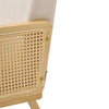 Modern Rattan Style Rocking Chair Fireside Lounge Rocking Armchair Frame