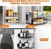 Magnetic Spice Rack Organizer 4 Tier Magnetic Spice Rack for Fridge Refrigerato