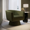 Green Boucle Swivel Accent Chair - Cairo BUN/CRR002/95867