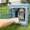 Large Cat Carrier Box Puppy Portable Pet Transporter Cage Vet Safe Travel Crate