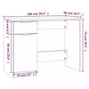 Computer Desk Study Table Writing Shelves Home Office Wooden Workstation Laptop