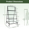 176cm Outdoor Vertical Plant Stand A-Frame Garden Trellis for Cucumber