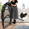 Indoor Outdoor Hammock Chair Foldable Wicker Rattan Hanging Chair