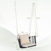 Costway Patio Hanging Rattan Basket Chair Swing Hammock Chair w/Seat Cushion