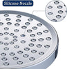 6" Round Shower Head Chrome plastic shower Rainfall Overhead Bathroom Large UK