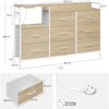 8 Chest of Drawers with Charging Station Bedroom Bedside Cabinet Furniture