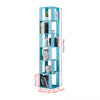 190cm Rotating Bookcase, Freestanding Bookshelf for Living Room, Corner Bookcase