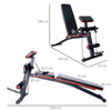 Foldable Dumbbell Bench Weight Training Fitness 7 Incline Adjustable Workout Gym