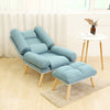 Recliner Armchair Lounger Napping Sleeper Sofa Chair with Footstool