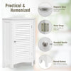 Bathroom Cabinet with Shutter Door and Adjustable Shelf
