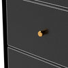 Chest of Drawers with 3 Drawers for Bedroom, Living Room, Black