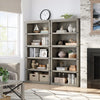 5 Tier Wooden Bookcase Shelving Display Storage Shelf Unit Wood Furniture