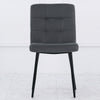 Set of 2/4Pcs Dining Chairs Velvet/PU Padded Seat Metal Legs Home Office Kitchen