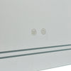 Bathroom LED Mirror Cabinet with Dimmable Lights/Shelf/Socket/Fogfree Demister