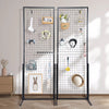 2' x 5.6' Grid Wall Panels Tower 2 Packs Wire Gridwall Display Racks