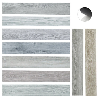 Minimalism Wood Effect Vinyl Flooring Tiles Self Adhesive Floor Planks Tile 5m²