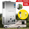 LPG Hot Water Heater Propane Gas Tankless Instant Boiler Heating&Shower Head Kit