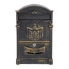 Large Vintage Wall Mounted Mailbox Outdoor Lockable Secure Mail Letter Post Box