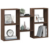 Wall Shelf Brown Oak 96x18x60 cm Engineered Wood