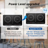 Aobosi Double Induction Hob 20 Temp Setting&18 Power Levels,4-Hour Timer,2800W
