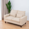 Panana 2 Seats Loveseat Couch Sofa Ottoman Upholstered Furniture for Small Space