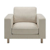 Dusk Soho Sand Stripe Linen Armchair RRP £279